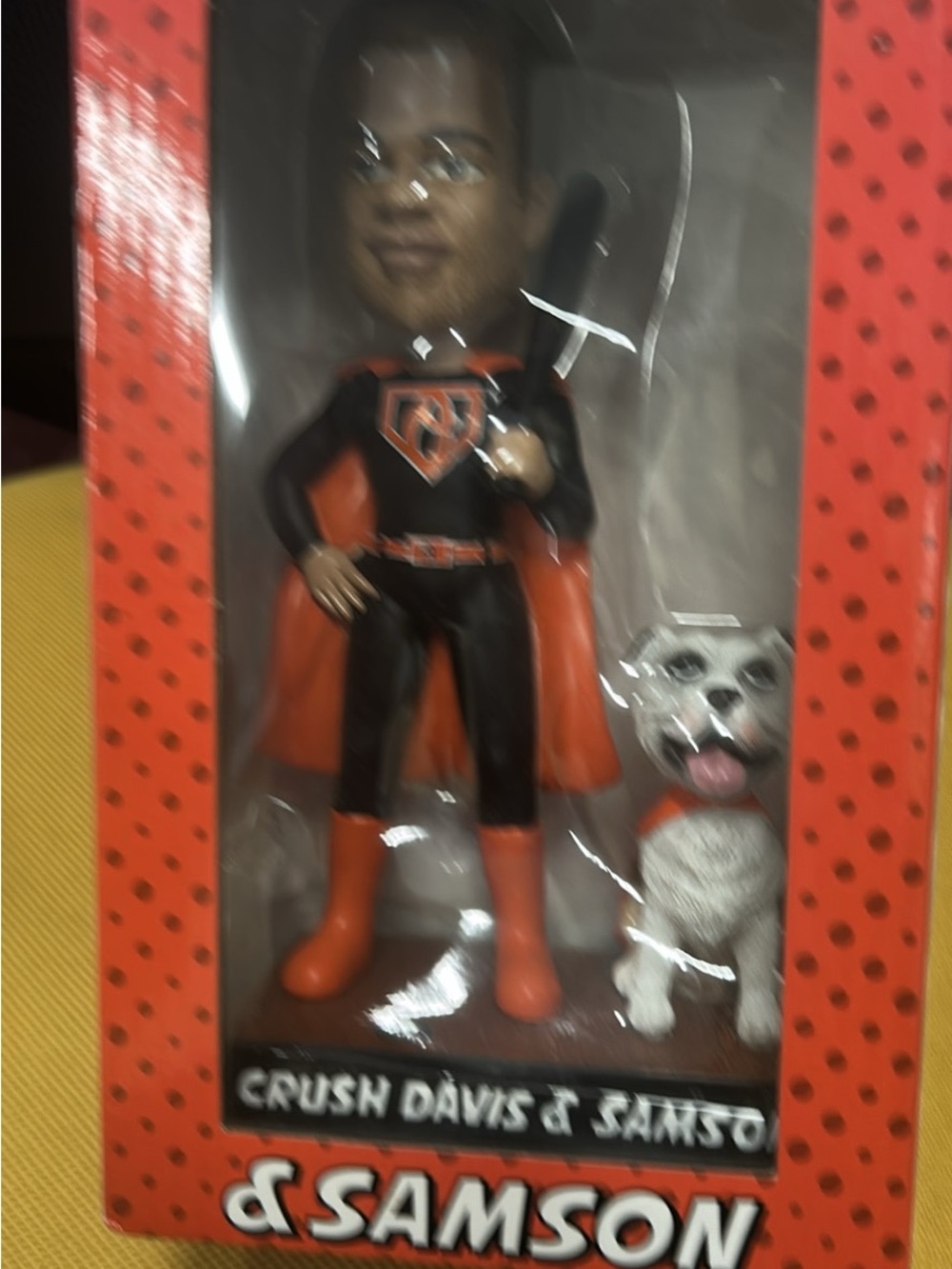 Crush Davis & Samson Kids Action Figure - Black & Orange